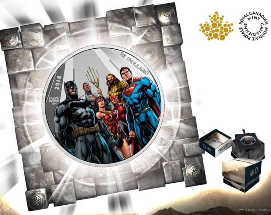Justice League Coins Royal Canadian Mint