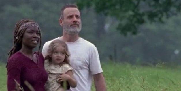 The Walking Dead Season 9 AMC Rick Michonne Judith