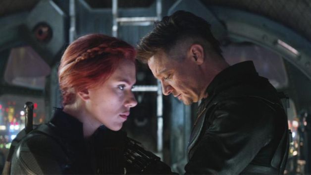 Avengers Endgame Black Widow Hawkeye Scarlett Johannson Jeremy Renner
