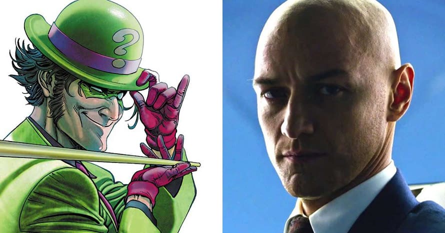 James McAvoy Riddler Robert Pattinson Batman