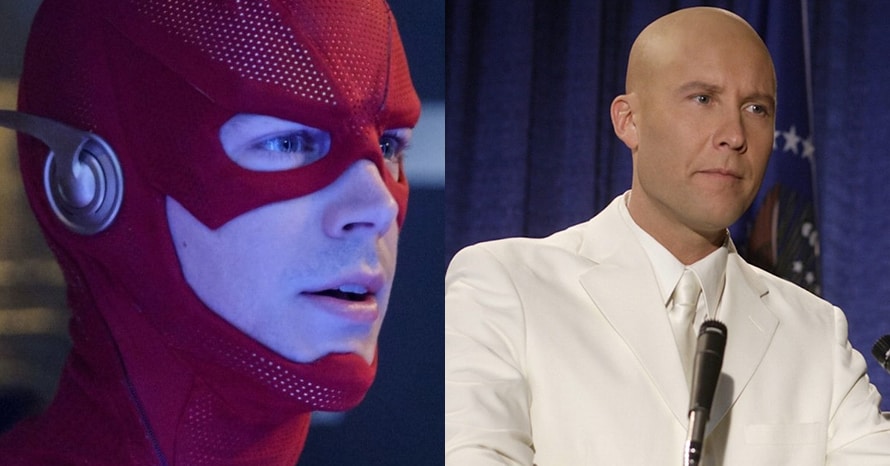 Michael Rosenbaum Wally West Grant Gustin The Flash