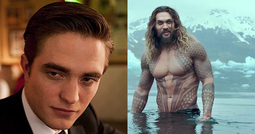 Jason Momoa Aquaman Robert Pattinson Batman