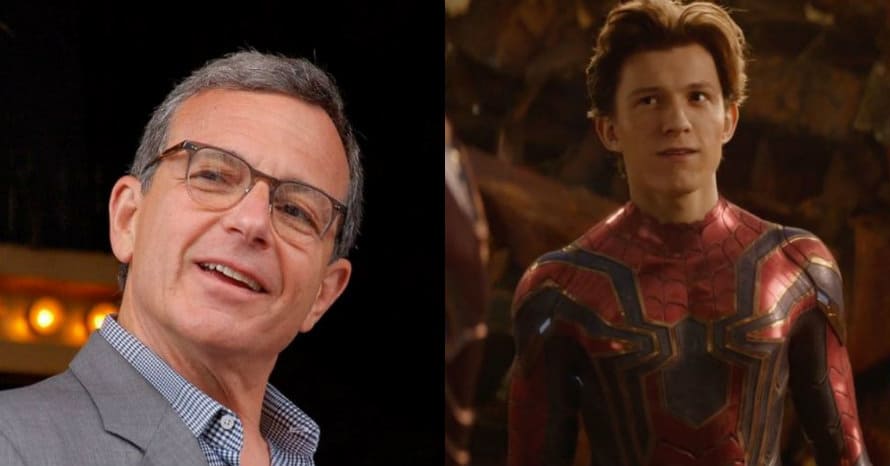 Bob Iger Tom Holland Spider-Man