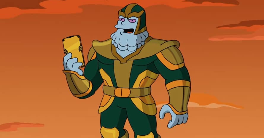 The Simpsons Kevin Feige Thanos Marvel