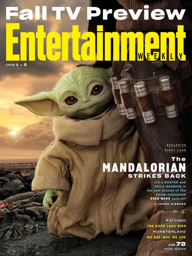 The Mandalorian Cover Baby Yoda