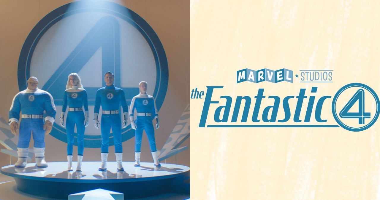 the fantastic four first steps team logo marvel studios mcu