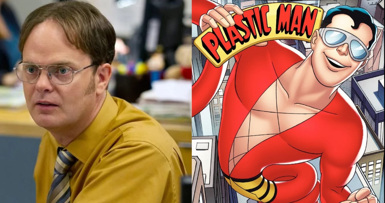 rainn wilson plastic man dc universe