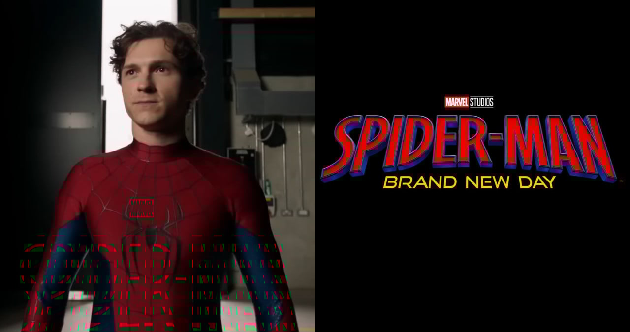 spider-man brand new day logo tom holland suit