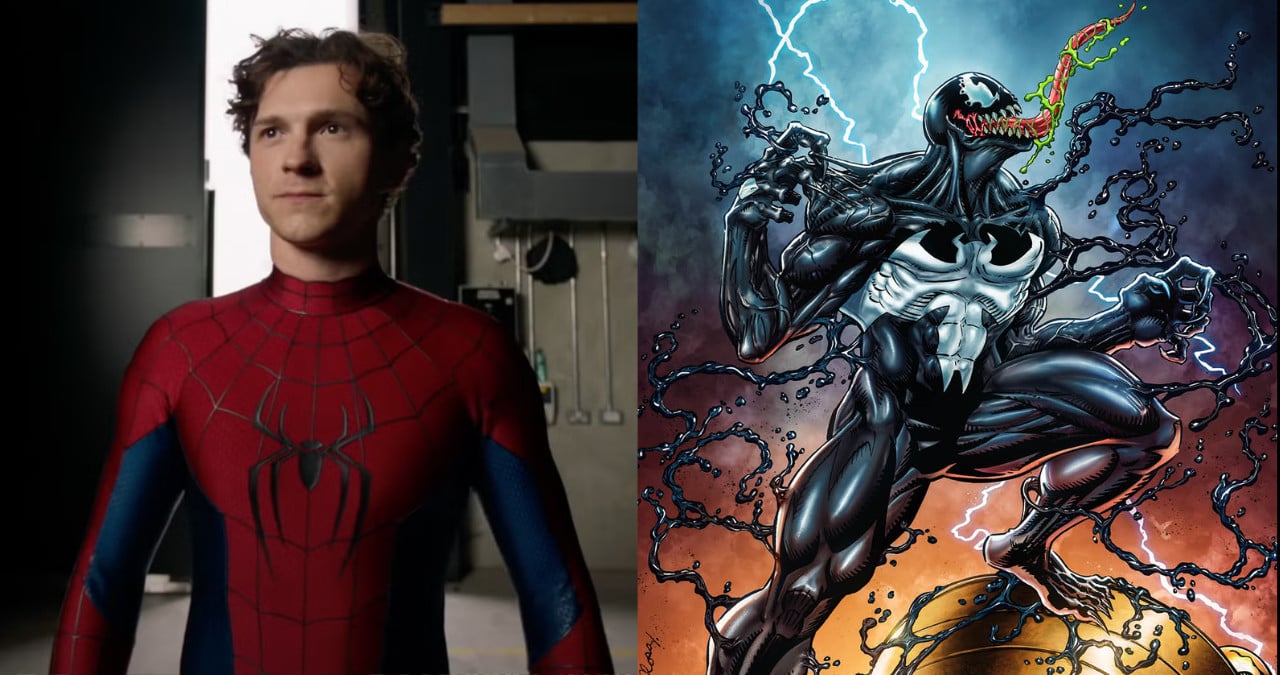 spider-man brand new day tom holland venom symbiote suit