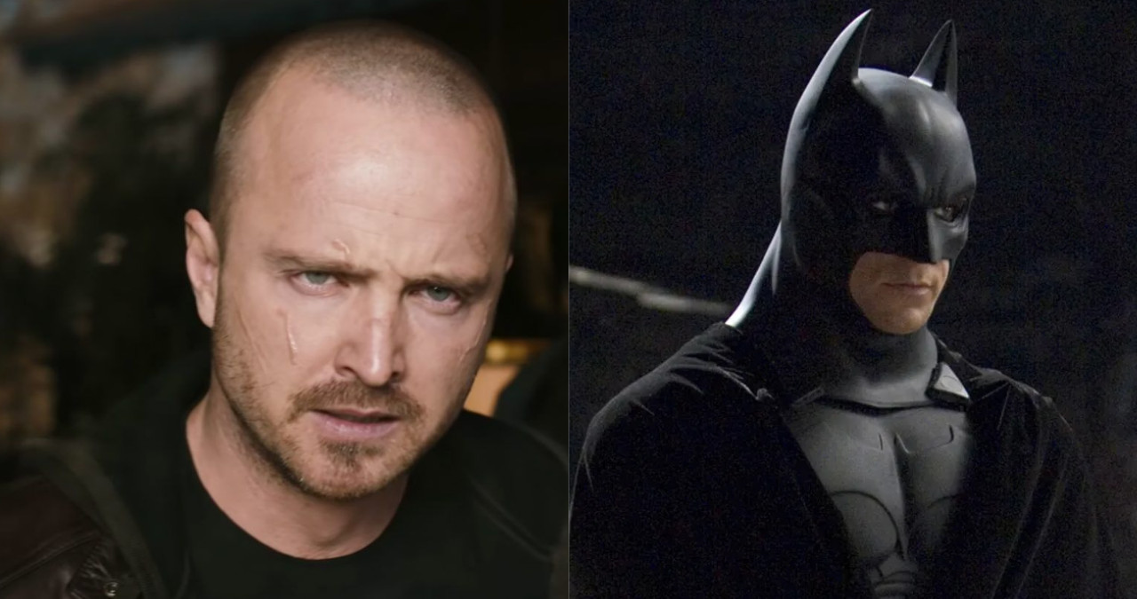 christian bale christopher nolan batman the dark knight aaron paul el camino jesse pinkman