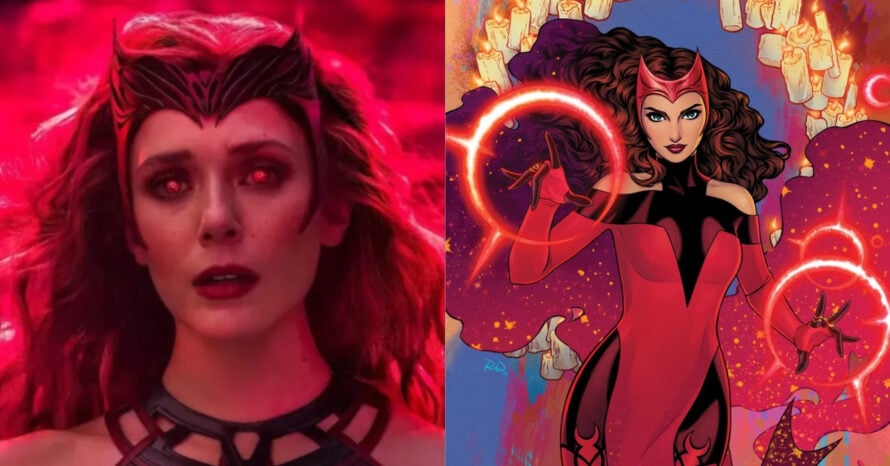 scarlet witch comic elizabeth olsen mcu
