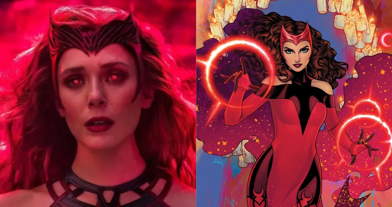 scarlet witch comic elizabeth olsen mcu