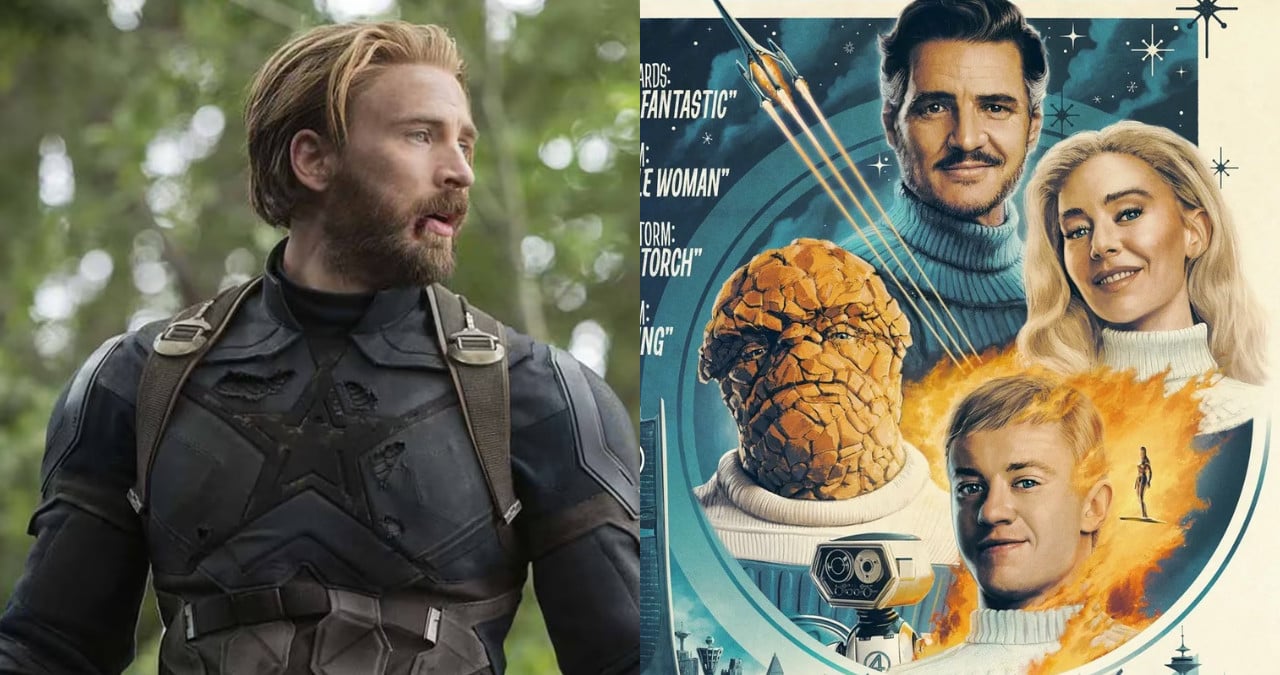 chris evans captain america fantastic four first steps