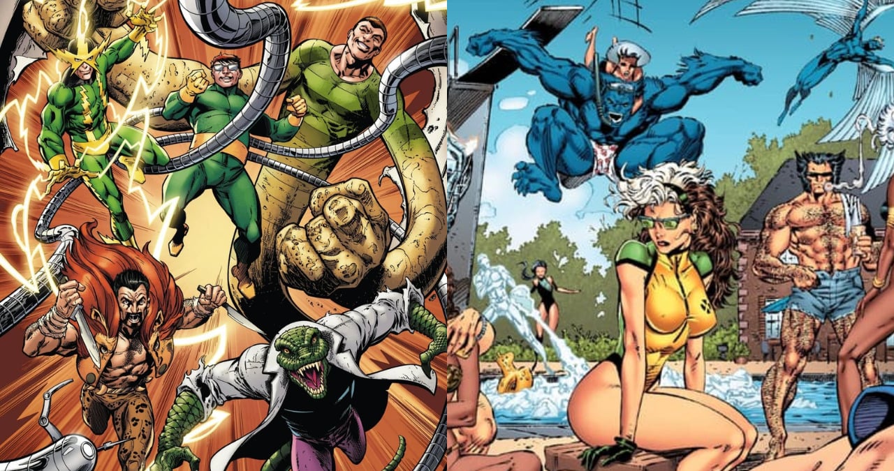 sinister six spider-man swimsuit x-men summer annual